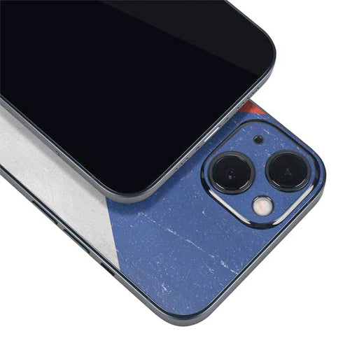 Czech Republic Flag Distressed iPhone 14 Skin